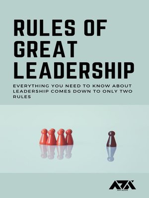cover image of Rules of Great Leadership